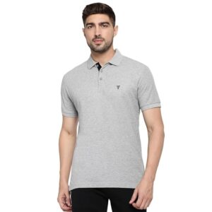 Visit the Van Heusen Store Van Heusen Men's Cotton Regular Fit Athleisure Colour Fresh Polo T-Shirt - 100% Combed - Moisture Wicking, Ultra Soft